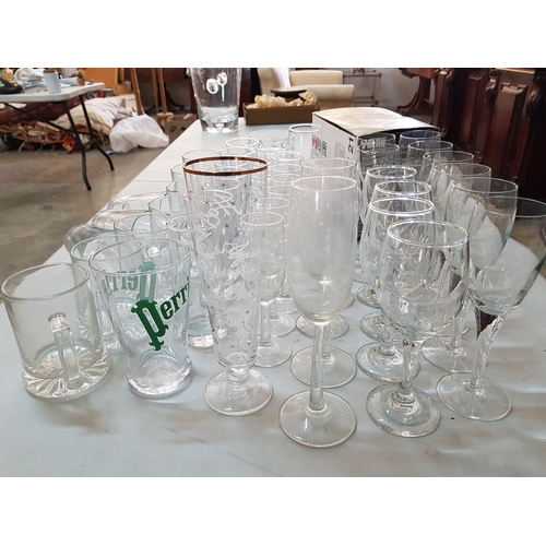 279 - Various of Wine, Ouzo, Beer Glasses (Approx 50pcs)