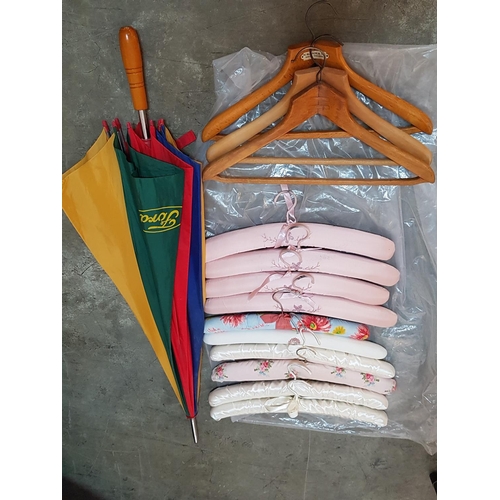 497 - Golf Umbrella and Various Hangers