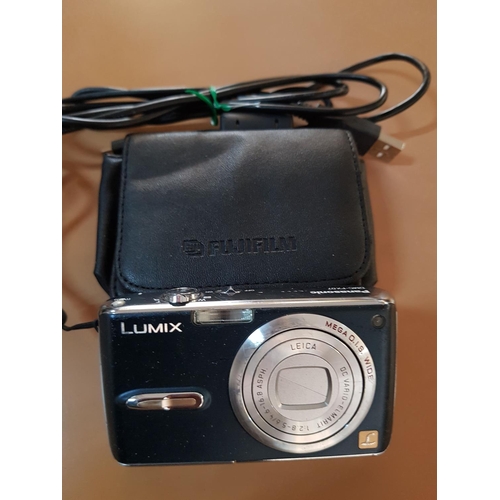 498 - Panasonic DMC-FX07 Digital Camera with Battery Charger, Extra Batteries, Wires, Cover and User Manua... 