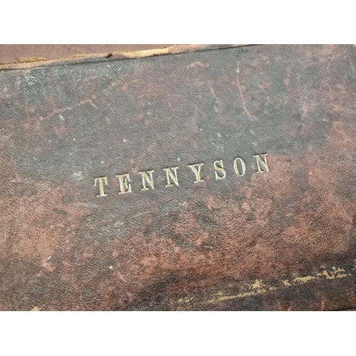 31 - 'The Cabinet Edition' Boxset with 13 x Antique Leather Bound Volumes of the Works of Alfred Tennyson... 