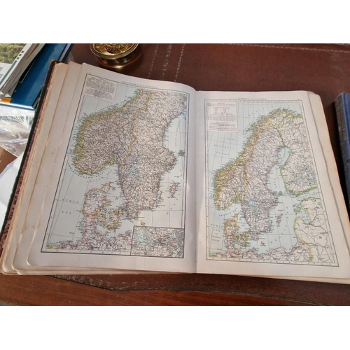 543 - Antique 'The Times - Atlas' with Two Other Roads Atlases