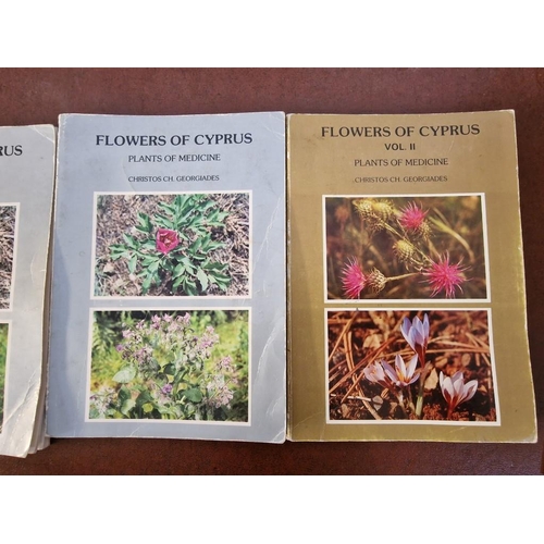 544 - Seven Books on the Flowers of Cyprus Including Two Volumes 'Flora of Cyprus'