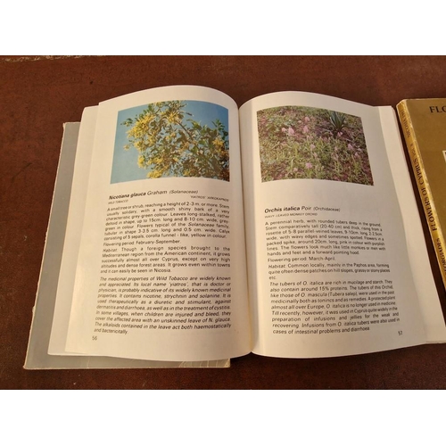 544 - Seven Books on the Flowers of Cyprus Including Two Volumes 'Flora of Cyprus'