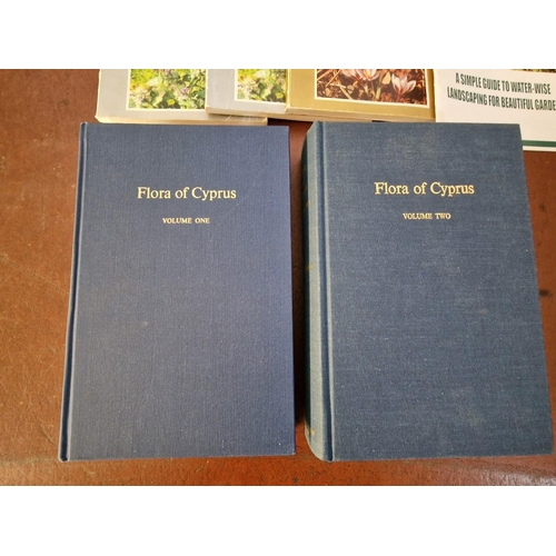 544 - Seven Books on the Flowers of Cyprus Including Two Volumes 'Flora of Cyprus'