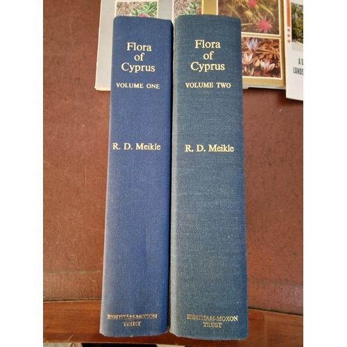 544 - Seven Books on the Flowers of Cyprus Including Two Volumes 'Flora of Cyprus'