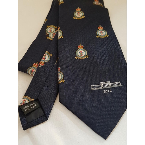 168 - Men's Accessories Silk Hand Made; Tie with Royal Air Force 2012, Pilatus Christian Fischbacher Tie, ... 