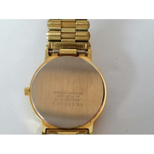 560 - Citizen Quartz Watch, Battery Operated with Date