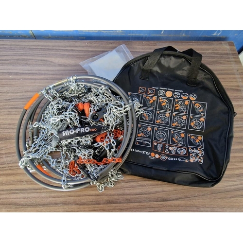 741 - Sno-Pro Eco Car Snow Chains, Unused in Carry Bag