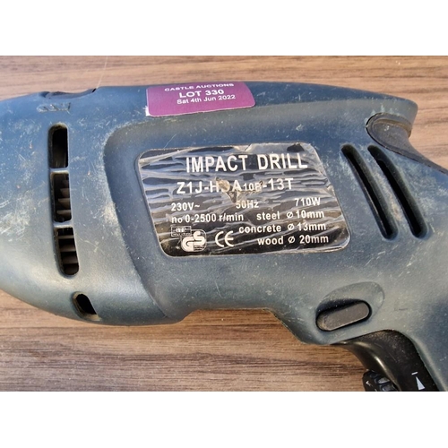 743 - Spear & Jackson Jigsaw, Together with Impact Drill (Both Tested & Working), (2)