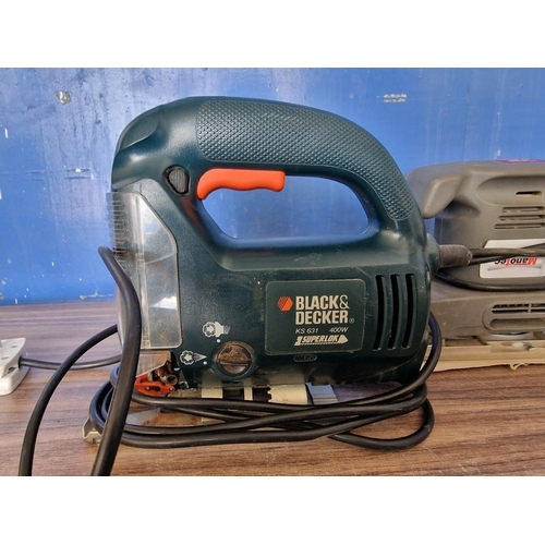 744 - Black & Decker 400W Jigsaw (Model: KS631), Together with Manotec Electric Sander, * Both Tested & Wo... 