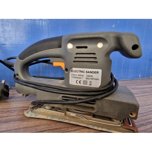 744 - Black & Decker 400W Jigsaw (Model: KS631), Together with Manotec Electric Sander, * Both Tested & Wo... 