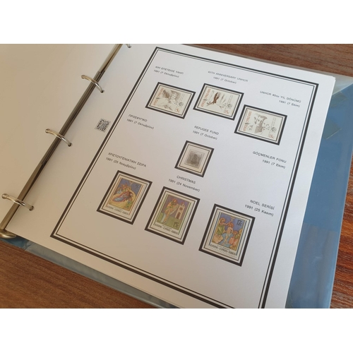 586 - 'The Cyprus Stamp Album' by 'Mittel-Ost-Marken' and Published by H. Farahbaksh, Berlin, Germany; Blu... 