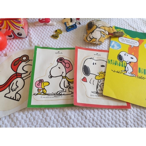 599 - Collection of Snoopy and Red Nose Day Memorabilia