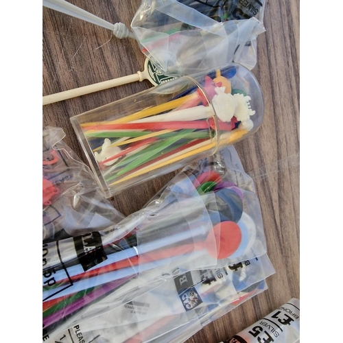 669 - Huge Collection of Cocktail Sticks / Stirrers, Umbrellas, etc from Various Countries