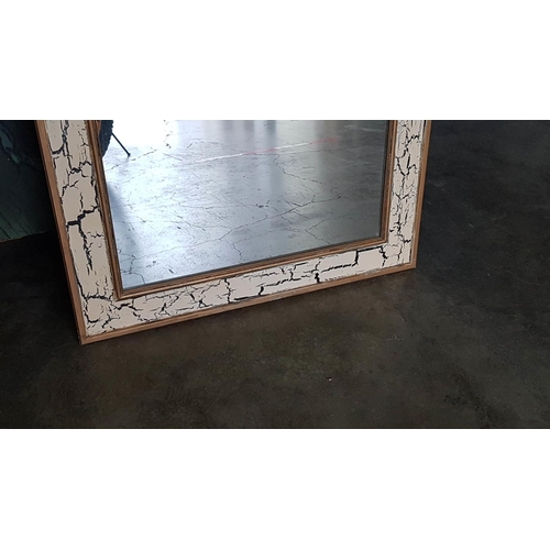 691 - Large Rectangular Mirror in Decorative frame (70 x 90cm)