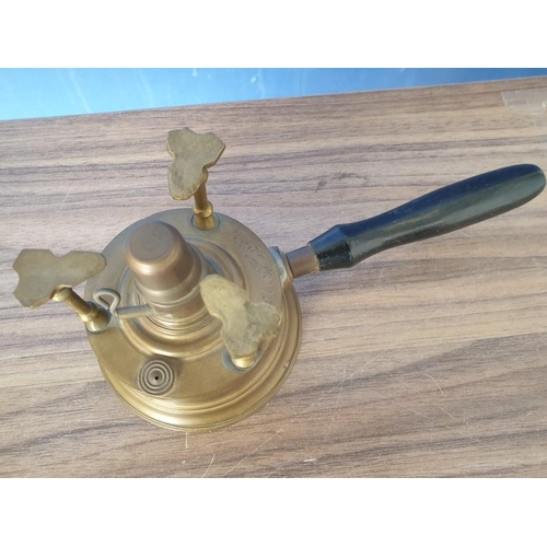 635 - Vintage Brass Burner 'Maxsievert, Stockholm, A1', Together with Table Top Burner and Vintage Blow To... 