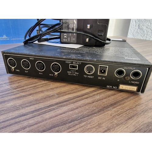 643 - Yamaha MU80 Desktop MIDI Sound Module with CD Manual & Power Supply