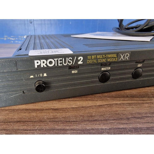 644 - Emu Proteus 2XR Rackmount Synth Module with CD Manual & Power Supply