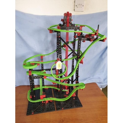 788 - Technical Marble Run with Magnetic Lift and Alternating Routs NB Motor Working, But Track or Section... 