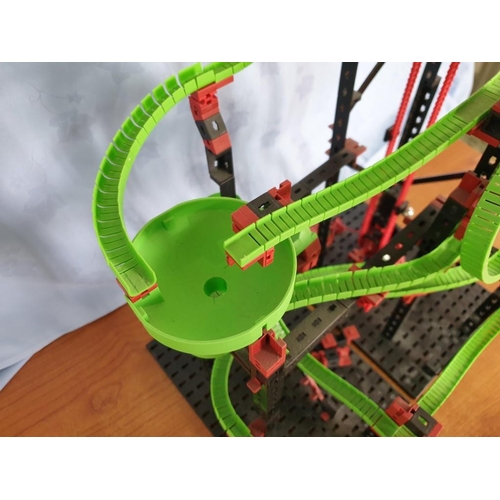 788 - Technical Marble Run with Magnetic Lift and Alternating Routs NB Motor Working, But Track or Section... 