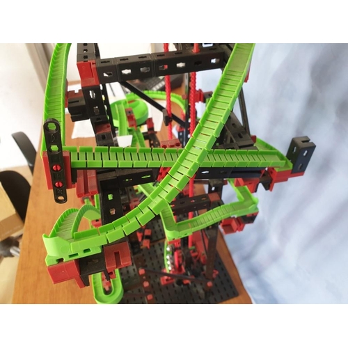 788 - Technical Marble Run with Magnetic Lift and Alternating Routs NB Motor Working, But Track or Section... 