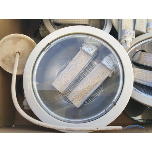 817 - Box of Assorted Lighting, Incl. 6 x Round Recessed Spot Lights, Each with 2 x LED Lamps and White Su... 