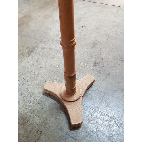 557 - Pine Wood Plate Stand (H:94cm)