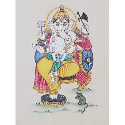 564 - Ganesha Hindy Deity Paintings (29 x 35cm each)