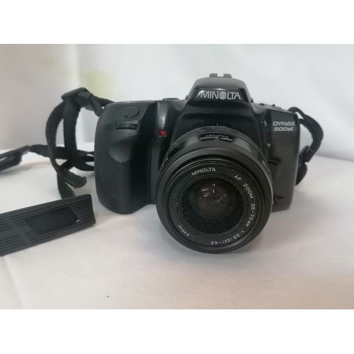 446 - Minolta Camera (Dynax 500 5i) with AF Zoom Lens, 35-70mm and Carry Case