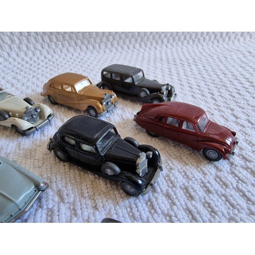 189 - Collection of 13 x Wiking (Germany) Scale Model Vehicles, Vintage / Classic Cars