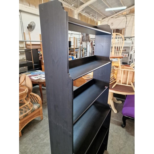 279 - Black Colour 6-Tier Book Shelf / Display Unit, (Approx. 92 x 32 x 198cm)