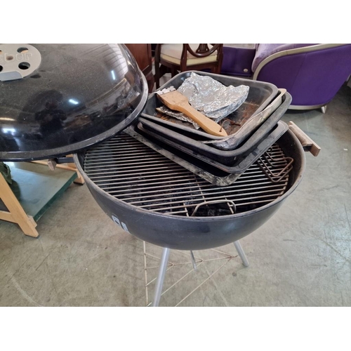 67 - Weber Round Metal Barbeque on Stand