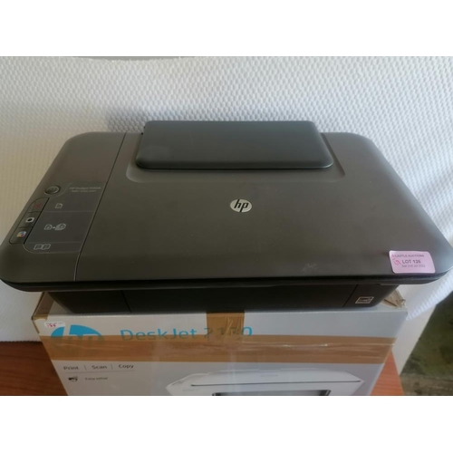 126 - HP Deskjet 1050A Copier with Cables, CD and Box