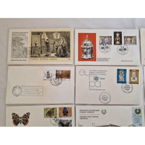 153 - Collection of Vintage Cyprus First Day Covers