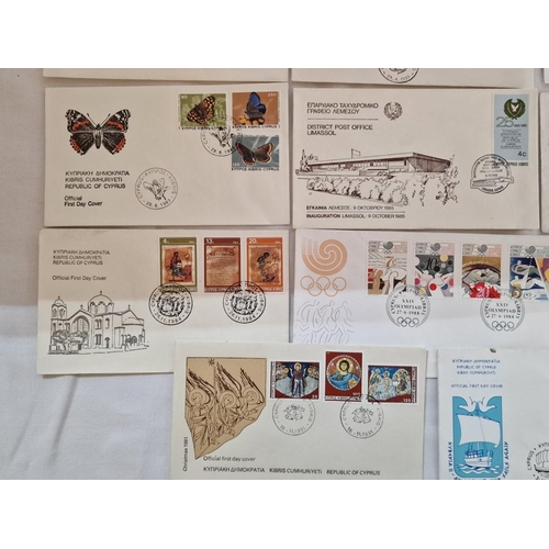 153 - Collection of Vintage Cyprus First Day Covers