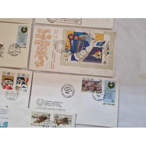 153 - Collection of Vintage Cyprus First Day Covers