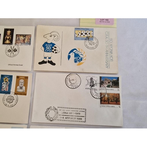 153 - Collection of Vintage Cyprus First Day Covers