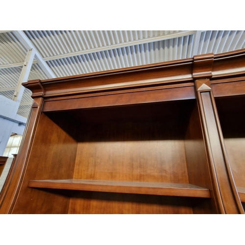 294 - 2-Part Mahogany Executive Office / Library Shelving & Display, (Approx. 164 x 42 x 236cm)