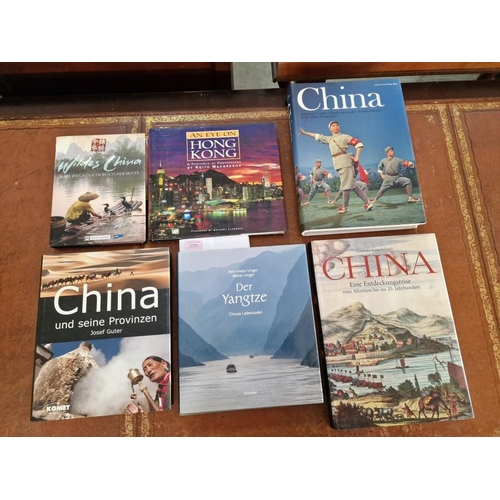 441 - 6 x German Books on China and Hong Kong (see multiple photos for titles & authors)