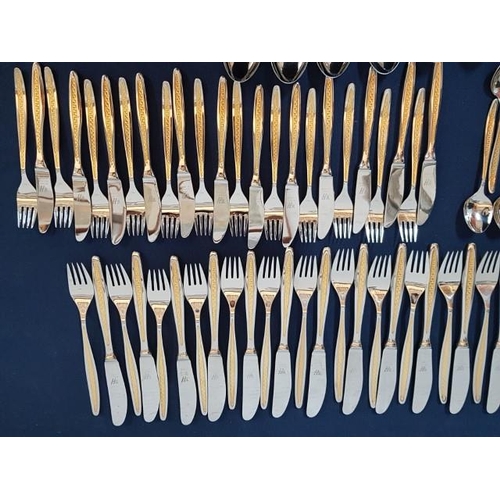 129 - Vintage Flatware Cutlery Pieces, Hoogosil Solingen Germany (18/10) 123pc