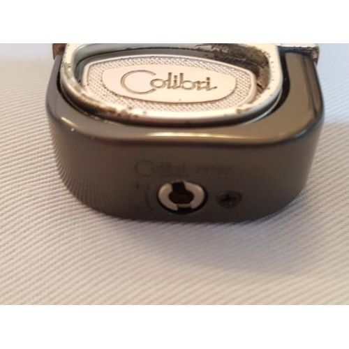 171 - Vintage Colibri Cigar Lighter with Cutter Combo, Silver Tone 26/700 with Leather Case and 3 x Others... 