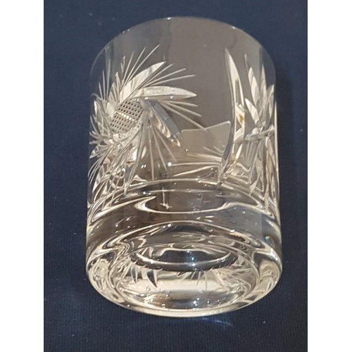 172 - Set of 10 x Bohemia Crystal Whisky Glasses