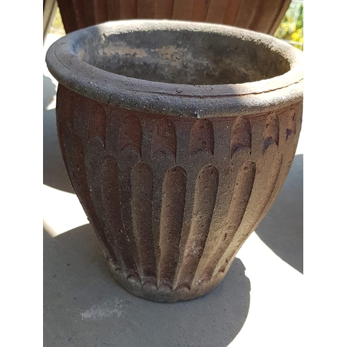 198 - Collection of 6 x Matching Terracotta Plant Pots in Various Size