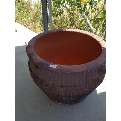 200 - Large Terracotta Decorative Plant Pot (Ø59cm x H:44cm)