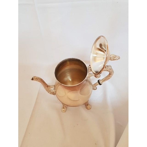 252 - Vintage Silver Plated Tea / Coffee Set inc; Tea Pot, Coffee Pot, Sugar Bowl, Cream / Milk Jug and La... 