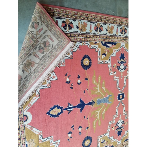 372 - Large Carpet in Fall Colours and Geometric Pattern (200 x 300cm)