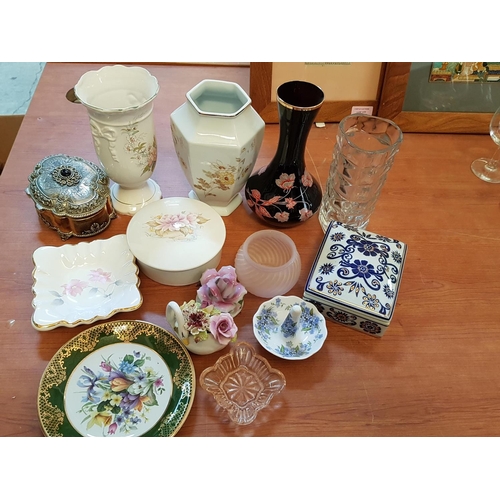 392 - Collection of Decorative Vases, Trinket Boxes and Ornaments (x14)