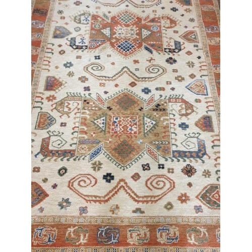 413 - 2 x Carpets with Geometric Patterns 