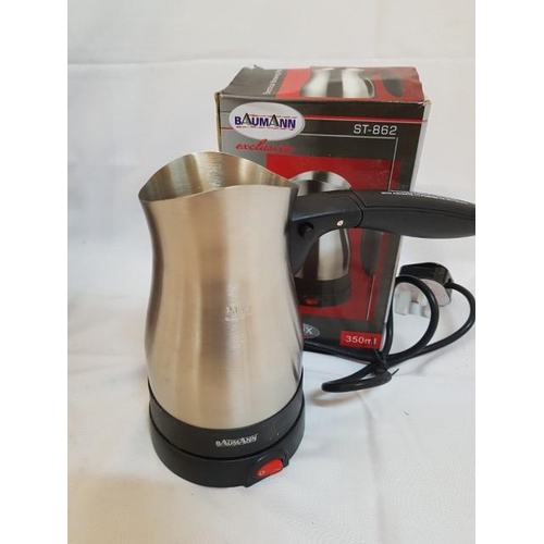 535 - Retro Twin Jug Filter Coffee Maker and Baumann ST862 Electric Brewing Pot (Un-Tested)