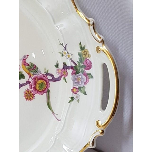 65 - Bernardaud Limoges (France) Porcelain Double Handled Cake Platter in 